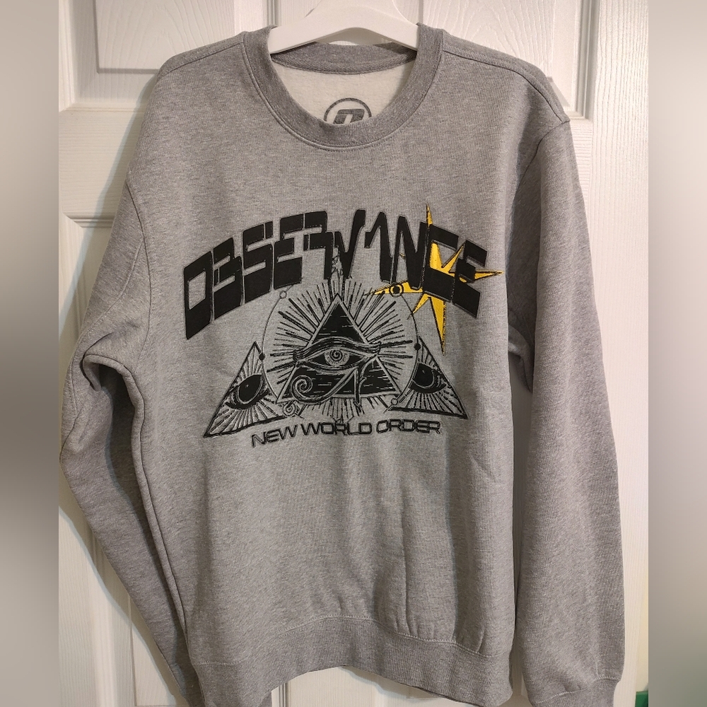 Observance New* World* Order Sweatshirt Size Small NWOT